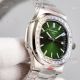 High End Replica Green Dial Patek Philippe Nautilus 5711 Diamond Bezel Swiss Cal324 Replica Watch (5)_th.jpg